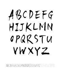 벡터 문자 / 손으로 쓴 글씨체