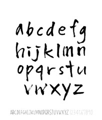 벡터 문자 / 손으로 쓴 글씨체