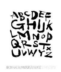 벡터 문자 / 손으로 쓴 글씨체