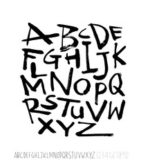 벡터 문자 / 손으로 쓴 글씨체