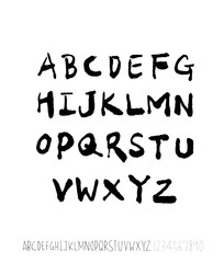 벡터 문자 / 손으로 쓴 글씨체