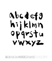 벡터 문자 / 손으로 쓴 글씨체