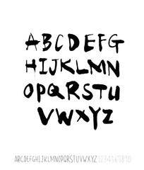 벡터 문자 / 손으로 쓴 글씨체