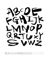 벡터 문자 / 손으로 쓴 글씨체