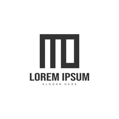 Initial letter logo template. Minimalist letter logo template
