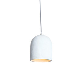 Modern hanging lamp, isolated on white. Idea for interior design