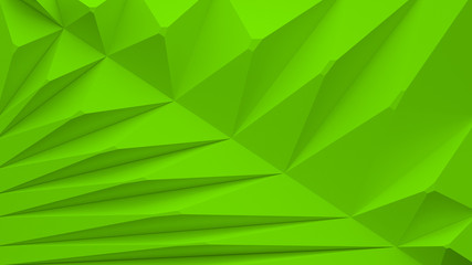 Polygon background 3d rendering