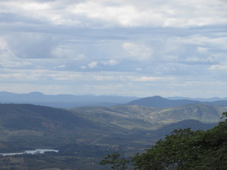 Fototapeta premium view of mountains