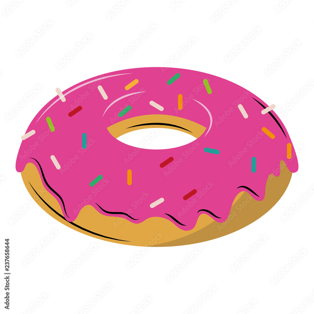 Sticker Donut dessert cartoons