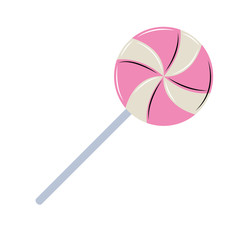 Sweet lollipop candy