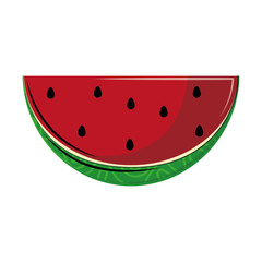 Watermelon fruit cartoon