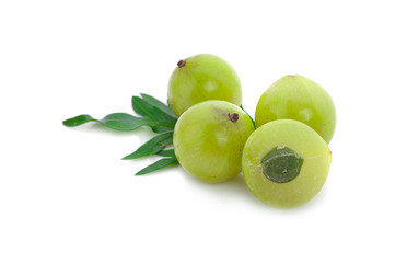 fresh makhampom isolated on white