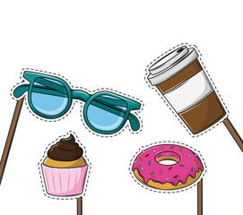 Booth prop party elements © Jemastock