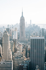Fototapeta na wymiar The Empire State Building and Midtown Manhattan skyline, in New York City