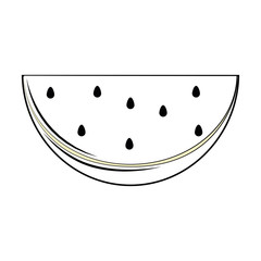 Watermelon fruit cartoon