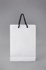 a white paper bag