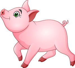 Cute pig cartoon