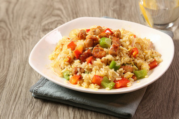 Orlean chicken Fried rice