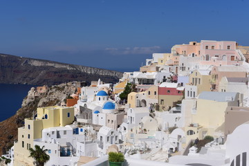 oia village in santorini