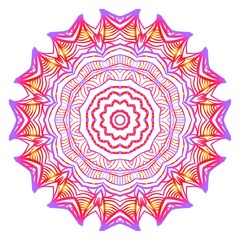 Vintage Invitation card with Mandala pattern. decorative elements. vector illustration. Anti-stress therapy pattern.