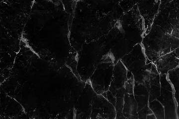 Black marble texture with white veins seamless patterns , interiors tile luxury for background