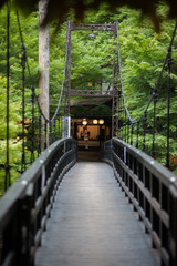 Foot bridge to entry way