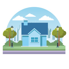 Naklejka premium House real estate