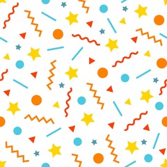 Obraz premium Geometric seamless pattern for use as wrapping paper gift,wallpaper or background
