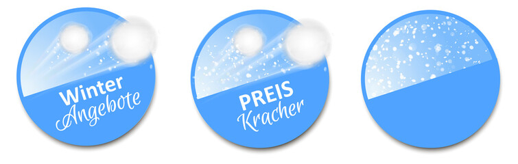 Button Set Schnee Ball Winter Angebote