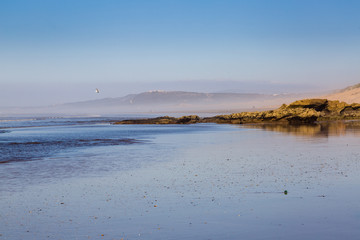 Early morning on the beach near Essaouira