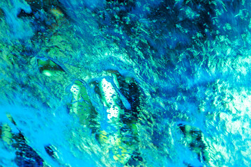 Fototapeta na wymiar splashes of blue and teal make an awesome abstract background