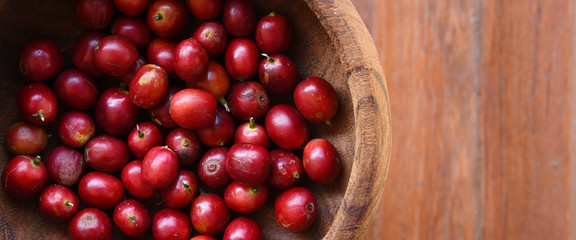 Close up of fresh coffee beans for background