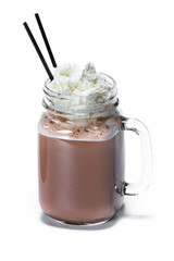 Fresh mocha cocktail