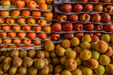 fresh fruits in the market