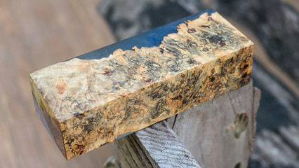 casting epoxy resin burl wood abstract background