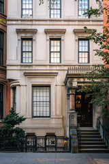 Fototapeta na wymiar Residential building in Brooklyn Heights, New York City