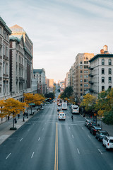 Fototapeta na wymiar Broadway, in Morningside Heights, Manhattan, New York City