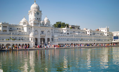 White building of golden temple