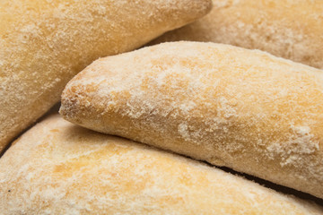 fresh sweet biscuits with jam lie on each other