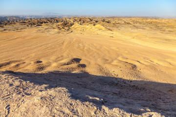 Moon Landscape, an area of the Namib Desert on the Namibian Skeleton coast that looks like the moon.