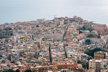 Obraz premium View from Castel Sant'Elmo, in Naples, Italy