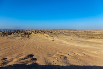 Moon Landscape, an area of the Namib Desert on the Namibian Skeleton coast that looks like the moon.