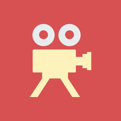 Silhouette icon camera