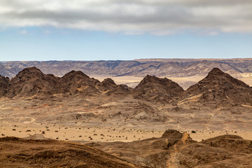 Moon Landscape, an area of the Namib Desert on the Namibian Skeleton coast that looks like the moon.