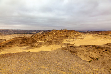 Moon Landscape, an area of the Namib Desert on the Namibian Skeleton coast that looks like the moon.
