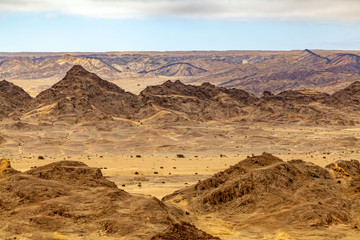 Moon Landscape, an area of the Namib Desert on the Namibian Skeleton coast that looks like the moon.