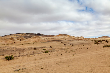 Moon Landscape, an area of the Namib Desert on the Namibian Skeleton coast that looks like the moon.