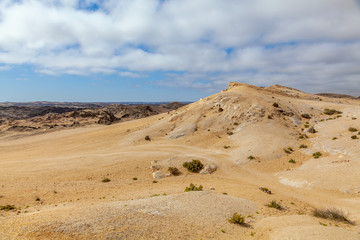 Moon Landscape, an area of the Namib Desert on the Namibian Skeleton coast that looks like the moon.