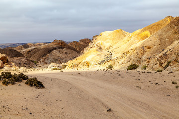 Moon Landscape, an area of the Namib Desert on the Namibian Skeleton coast that looks like the moon.