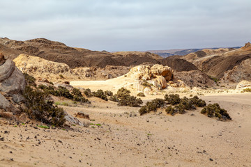 Moon Landscape, an area of the Namib Desert on the Namibian Skeleton coast that looks like the moon.